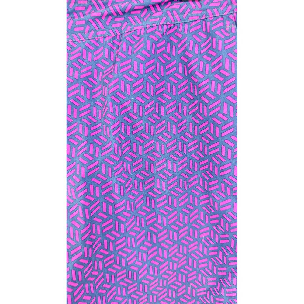 Bonobos Mens 9 Inch Inseam Swim Trunks Pink Navy Geometric Maze Shorts Size‎ 30 - Picture 4 of 6